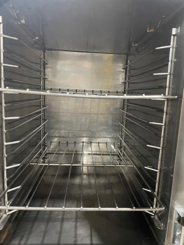 Alto-Shaam Halo Heat Series Commercial Stainless Steel Electric Powered Double Stacked Cook & Hold Oven! With Upper & Lower Controls! With Wired Oven Racks! On Casters! 2X Your Bid Makes One Unit! - Image 6 of 11