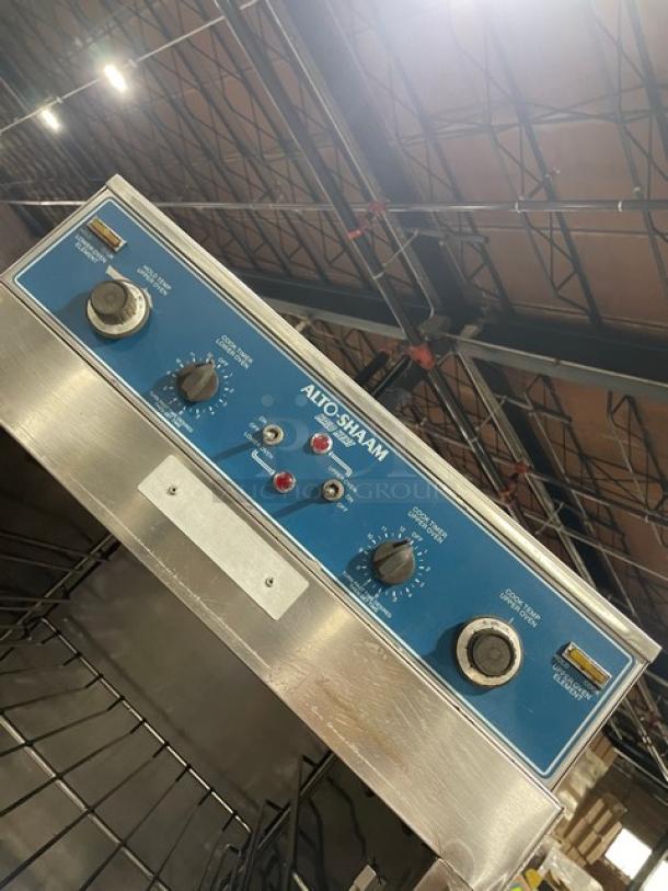 Alto-Shaam Halo Heat Series Commercial Stainless Steel Electric Powered Double Stacked Cook & Hold Oven! With Upper & Lower Controls! With Wired Oven Racks! On Casters! 2X Your Bid Makes One Unit! - Image 7 of 11