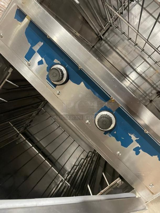 Alto-Shaam Halo Heat Series Commercial Stainless Steel Electric Powered Double Stacked Cook & Hold Oven! With Upper & Lower Controls! With Wired Oven Racks! On Casters! 2X Your Bid Makes One Unit! - Image 8 of 11