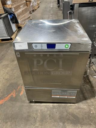 Hobart! New Body Style! LXe Series Commercial Stainless Steel Electric Powered Undercounter Dishwasher! With Full Size Peg Rack! Model: LXEC SN: 231178593! 120V 1 Phase!