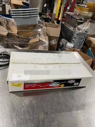 BRAND NEW! Winco Winware Master Cook Collection Commercial Stainless Steel Induction Ready Saute Pan/Cover Combo! Model: SSET-5!