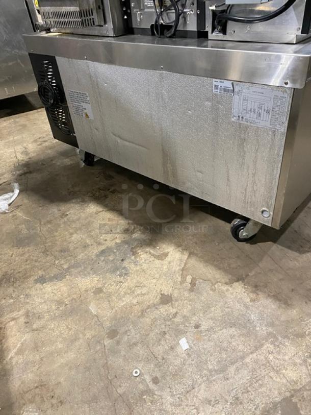 Universal Coolers Commercial Stainless Steel Two Drawer Refrigerated Chef Base! Model: CBI-52 SN: 6809260222022806! 115V! On Casters! - Image 4 of 9