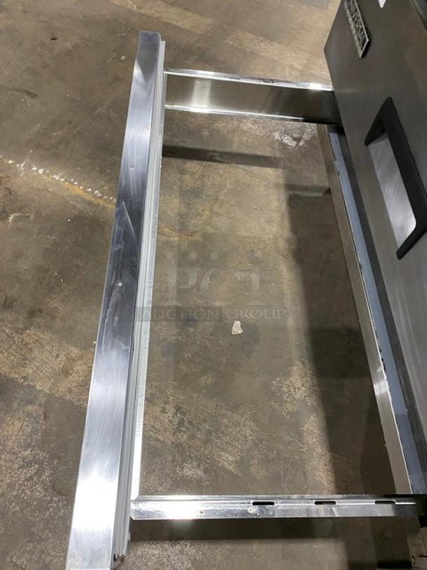 Universal Coolers Commercial Stainless Steel Two Drawer Refrigerated Chef Base! Model: CBI-52 SN: 6809260222022806! 115V! On Casters! - Image 7 of 9