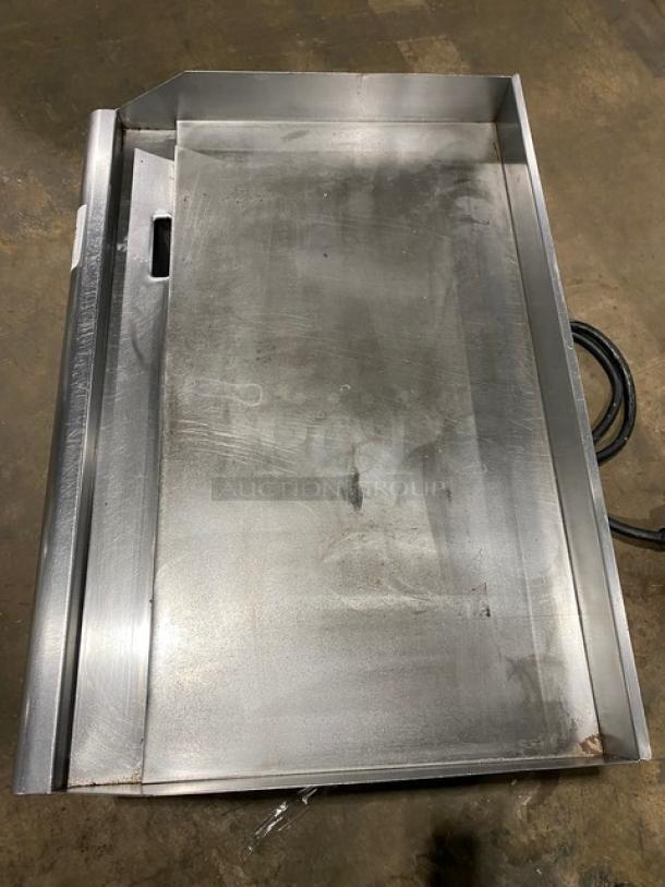 APW Wyott Champion Series Commercial Stainless Steel Electric Powered Countertop Flat Griddle! With Thermostatic Controls! On Legs! - Image 5 of 7