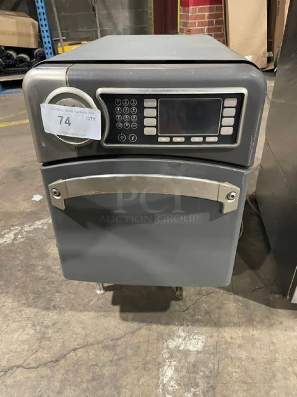 TurboChef Commercial Gray Electric Powered Countertop Rapid Cook Turbo Oven! Model: NGO SN: NGOD20334! 208/240V 1 Phase! On Legs! - Image 1 of 9