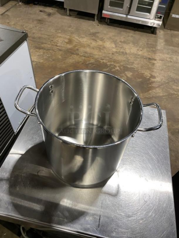 BRAND NEW! Winco Winware Series Master-Cook Collection Commercial Stainless-Steel Heavy Duty Induction Ready 16 Qt. Double Boiler! With Cover & Handles! Model: SSDB-16! - Image 3 of 4