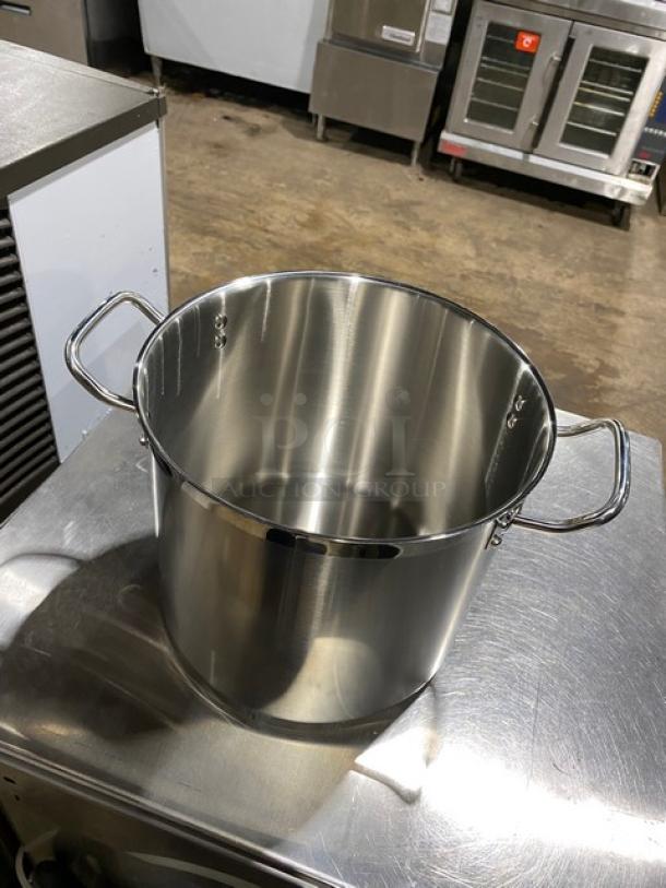 BRAND NEW! Winco Winware Series Master-Cook Collection Commercial Stainless-Steel Heavy Duty Induction Ready Steamer! With Cover & Handles! - Image 3 of 5