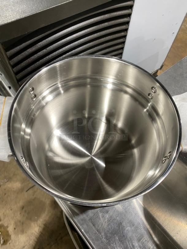 BRAND NEW! Winco Winware Series Master-Cook Collection Commercial Stainless-Steel Heavy Duty Induction Ready Double Boiler! With Cover & Handles! - Image 5 of 5