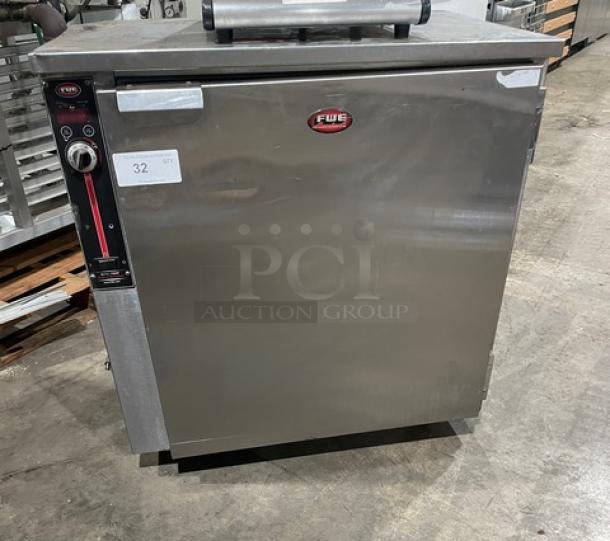 FWE Commercial Stainless Steel Electric Powered Countertop Hot Food Heated Holding/Warming Cabinet! With Built In Pan Slides! With Wired Racks! Model: HLC-SL1826-8-CHP SN: 165031501! 120V 1 Phase! On Casters! - Image 1 of 8