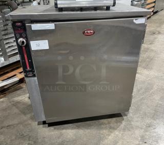 FWE Commercial Stainless Steel Electric Powered Countertop Hot Food Heated Holding/Warming Cabinet! With Built In Pan Slides! With Wired Racks! Model: HLC-SL1826-8-CHP SN: 165031501! 120V 1 Phase! On Casters!