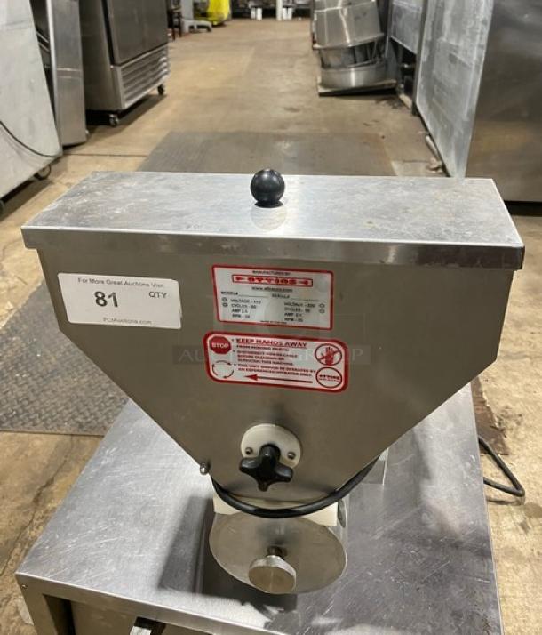 Attias Commercial Stainless Steel Electric Powered Countertop Automatic Falafel Maker! 115/220V! - Image 1 of 7