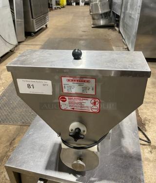 Attias Commercial Stainless Steel Electric Powered Countertop Automatic Falafel Maker! 115/220V!