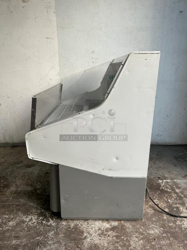Grab & Go Open Top Display Cooler in Steel/White - Image 2 of 6