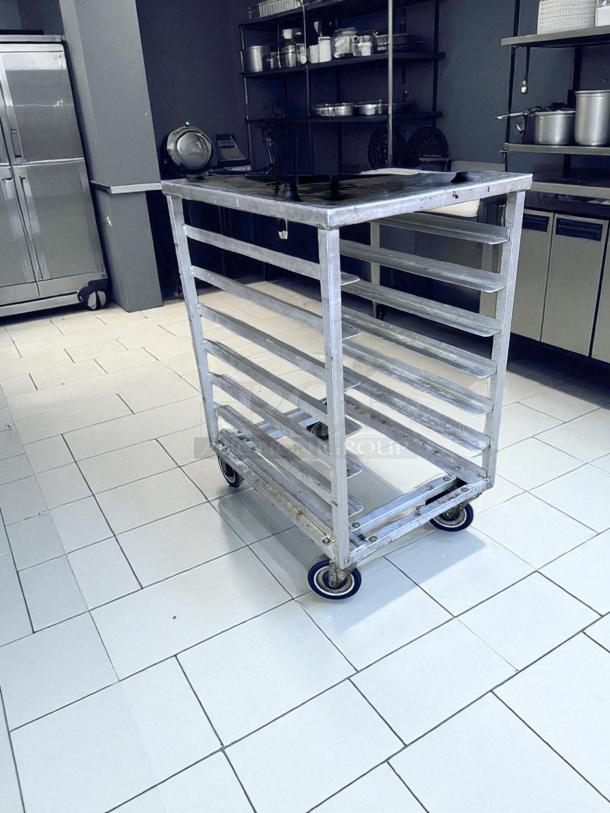 Very Good Condition – Aluminum Pan Rack – 10-Slot – Rolling – Fully Functional! - Image 5 of 5