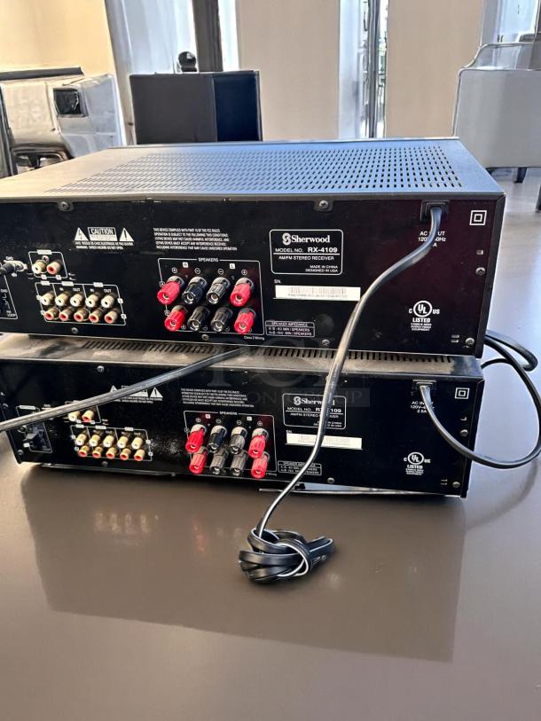 Excellent Condition – Sherwood RX-4109 – AM/FM Stereo Receiver – 120V – Fully Tested & Working! - Image 7 of 9