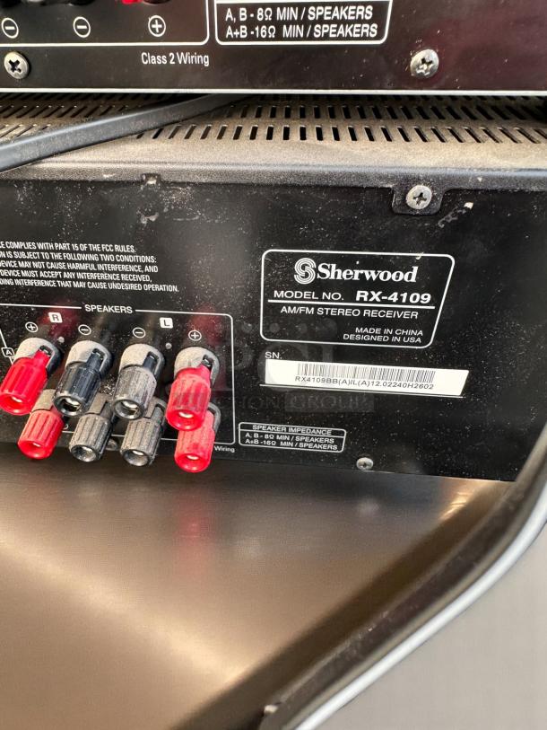 Excellent Condition – Sherwood RX-4109 – AM/FM Stereo Receiver – 120V – Fully Tested & Working! - Image 9 of 9