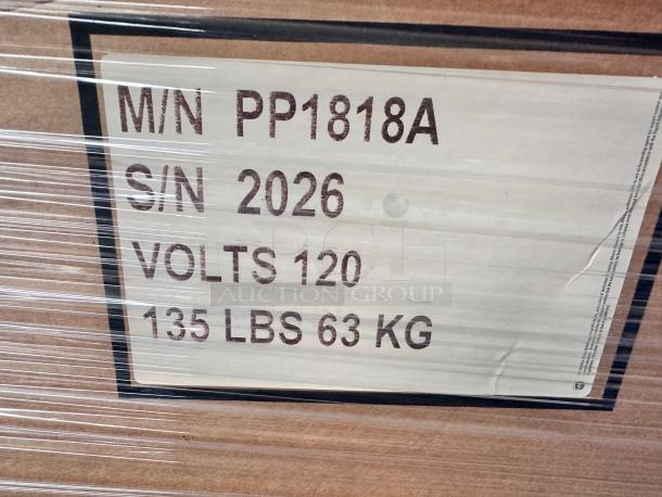 Brand New – Proluxe Dough Press – Model PP1818A – Electric Pizza Dough Press – 120V – In Original Packaging! - Image 7 of 7