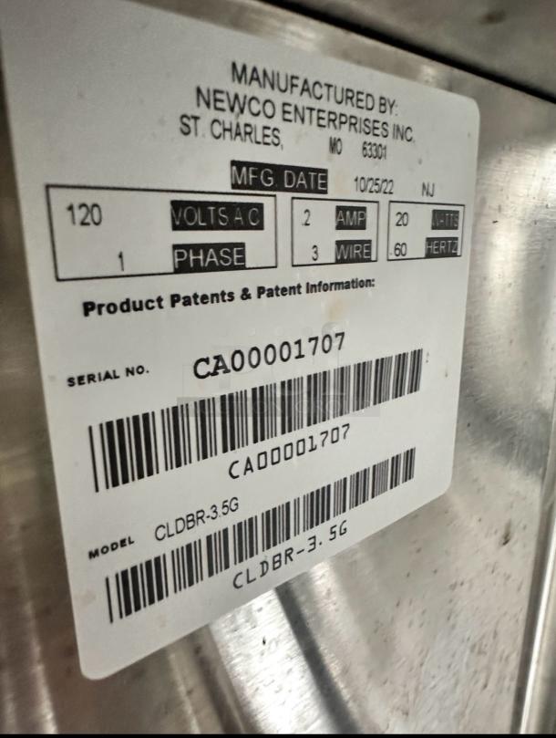 Brand New – Newco Cold Brew Coffee Brewer – Model CLDBR-3.5G – 120V – Fully Tested & Working! - Image 8 of 9