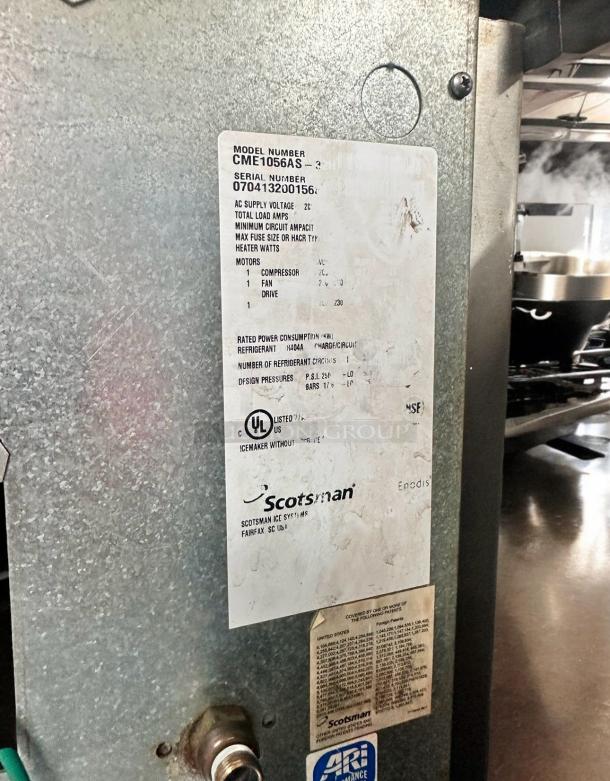 Awesome Condition – Scotsman CME1056AS-3 – Commercial Ice Machine – 208-230V – Fully Tested & Working! - Image 7 of 7