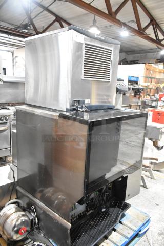 2022 Lancer IBD BOLD 30i Metal Commercial Carbonated Beverage Machine w/ 2022 Scotsman NH0622A-1B Stainless Steel Commercial Ice Head. 115 Volts, 1 Phase. - Item #1191143