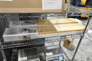 2 BRAND NEW SCRATCH AND DENT! Threshold Floating Wood Shelf. 2 Times Your Bid!