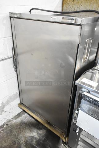 Precision RSU-300-S Stainless Steel Commercial Heated Holding Cabinet on Commercial Casters. 120 Volts, 1 Phase.
