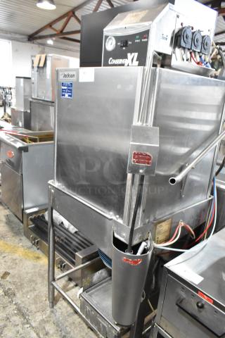 Jackson CONSERVER XL Stainless Steel Commercial Straight Pass Through Dishwasher. 115 Volts, 1 Phase.
