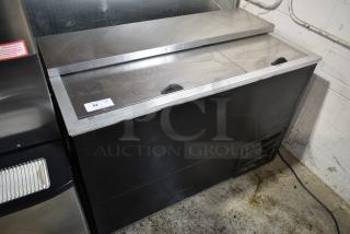 Fogel FROSTER-B-50-US Metal Back Bar Bottle Cooler w/ 2 Sliding Lids. 115 Volts, 1 Phase.