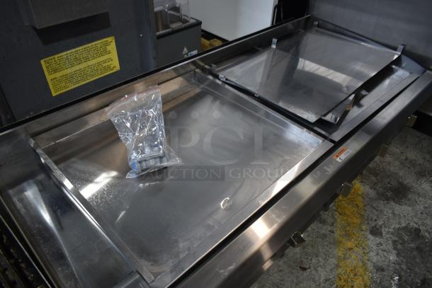 BRAND NEW SCRATCH AND DENT! 2023 Cooking Performance Group CPG 351GTUCPG60N Stainless Steel Commercial Countertop Natural Gas Powered Flat Top Griddle. 150,000 BTU. - Image 6 of 12