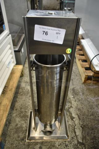 Stainless Steel Commercial Sausage Stuffer.