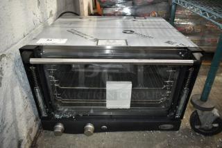 2025 Cadco Unox XAF013-US Stainless Steel Commercial Countertop Electric Powered Convection Oven. See Pictures for Broken Glass. 120 Volts, 1 Phase.