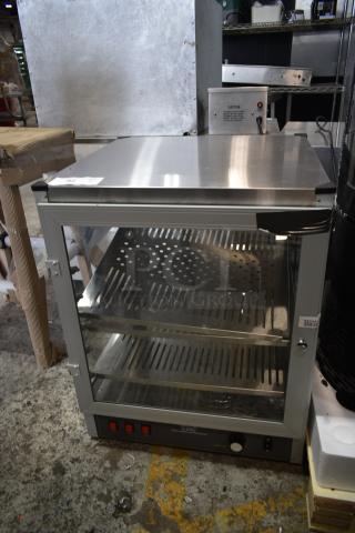 BRAND NEW SCRATCH AND DENT! Carnival King 382HPW18D2S 18" Full Service Warmer / Merchandiser. 120 Volts, 1 Phase.