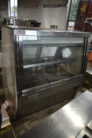 Pinnacle 5SC824 Metal Commercial Floor Style Deli Display Case Merchandiser. 115 Volts, 1 Phase.