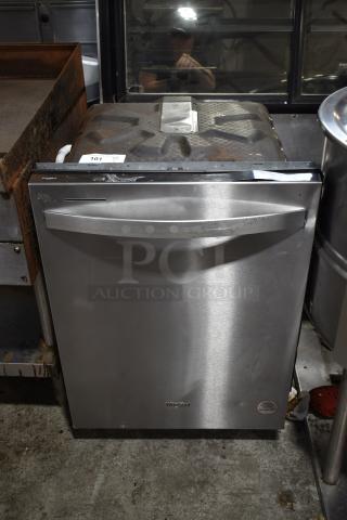 BRAND NEW SCRATCH AND DENT! Whirlpool Stainless Steel Undercounter Dishwasher. 120 Volts, 1 Phase. - Item #1191437