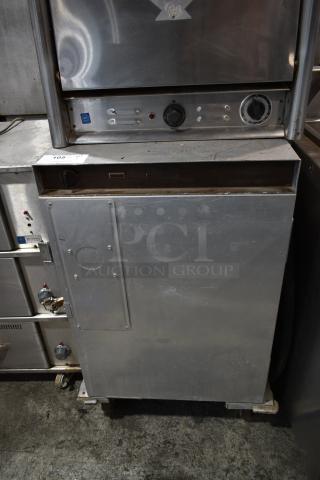 Metal Commercial Heated Holding Cabinet on Commercial Casters. Cannot Test Due To Missing Power Cord - Item #1191441