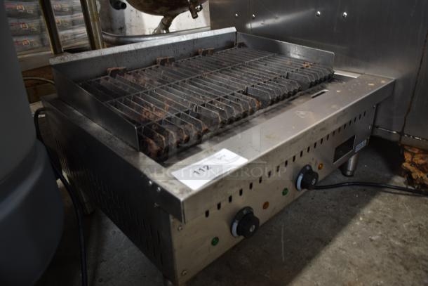 2022 PrepLine LG-02-E Stainless Steel Commercial Countertop Electric Powered Charbroiler Grill. 240 Volts, 1 Phase. - Image 2 of 8