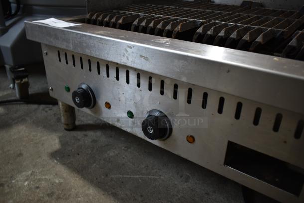 2022 PrepLine LG-02-E Stainless Steel Commercial Countertop Electric Powered Charbroiler Grill. 240 Volts, 1 Phase. - Image 6 of 8