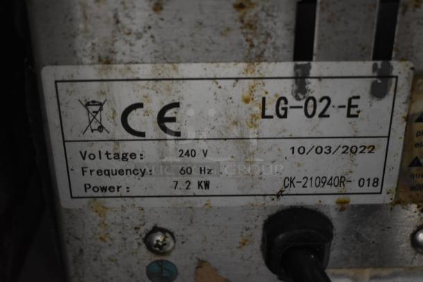 2022 PrepLine LG-02-E Stainless Steel Commercial Countertop Electric Powered Charbroiler Grill. 240 Volts, 1 Phase. - Image 7 of 8