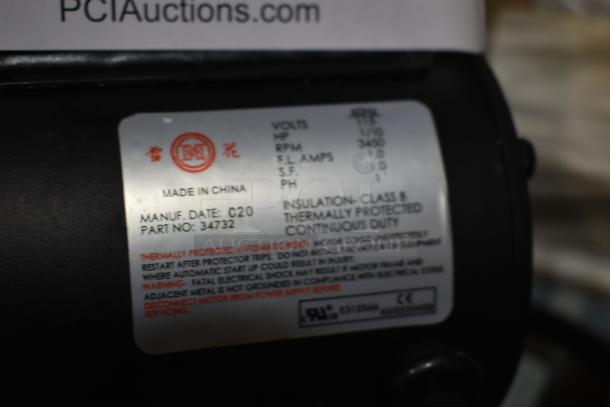BRAND NEW SCRATCH AND DENT! Glastender 34739 Motor. 115 Volts, 1 Phase. - Image 5 of 6