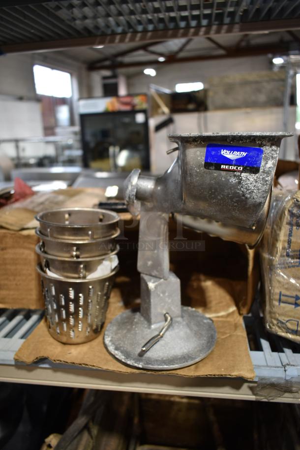 Vollrath Redco Metal Commercial Grater w/ 4 Blades. - Image 1 of 6