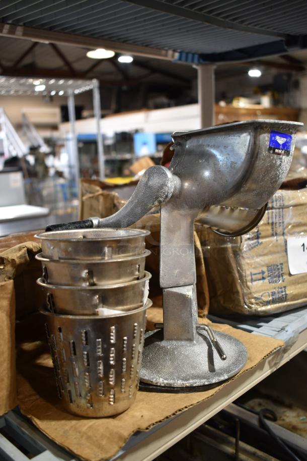 Vollrath Redco Metal Commercial Grater w/ 4 Blades. - Image 2 of 6