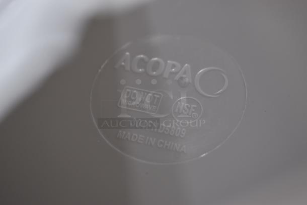 2 BRAND NEW SCRATCH AND DENT! Items Including Corona PA1607712812 11″ Grey, Porcelain, Coupe Plate and Acopa 304FND5809 Melamine. 2 Times Your Bid! - Image 5 of 5