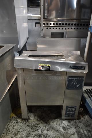 Roundup Stainless Steel Commercial Countertop Vertical Toaster Oven.