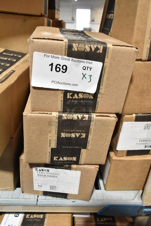 3 BRAND NEW SCRATCH AND DENT! Items Including Kason® 11246000028 5 9/16" Reversible Cam Lift Door Hinge with Flush Offset, Kason® 1802 LED Glass Globe for Walk-In Coolers and Freezers, Kason® 11803000001 Lexan Globe. 3 Times Your Bid! - Image 2 of 15