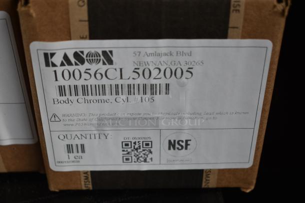 6 BRAND NEW SCRATCH AND DENT! Items Including Kason® 10077L00008C Door Handle HP0077L00008, Kason® 58 Radial Latch Body (Heavy Spring, Polished Chrome) 507058H05021, Kason® 56 SafeGuard® Latch (Cylinder Locking Body #102, Chrome) 5076CL502002, Kason® 221155 11" 58 Radial Latch (Padlocking, Body Only, Light Spring, Polished Chrome) 507058L05021, Kason® 1092 Hydraulic Door Closer with Hook (Zinc Plated Cover, Flush - 3/4"), 4 3/8" x 2 1/4", Kason® 56 SafeGuard® Latch (Cylinder Locking Body, Light Spring, Polished Chrome) 507056CL5020. 6 Times Your Bid! - Image 11 of 11