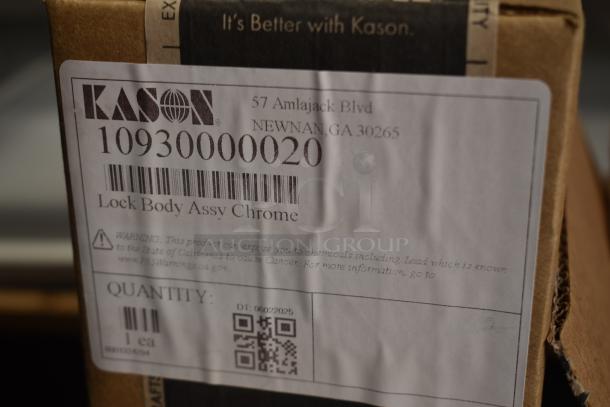 6 BRAND NEW SCRATCH AND DENT! Kason® 218 Adjustable Spring Hinge 507218000012, Kason® 1345 Performer Positive Adjustable Hinge (Right Hand), Kason® 930 Series Trigger Action Latch Strike (Flush - 3/8") 507930A00004, Kason® 481 Safety-Glow™ Walk-In Cooler Safety Release Handle with Plastic Glow Knob 507481A00600, Kason® 1345 Performer Positive Adjustable Hinge (Left Hand), Kason® 1245 Reversible Cam-Rise Door Hinge (Polished Chrome, 1 1/4" Offset), 10 1/16" x 5 1/2" 507245000044. 6 Times Your Bid! - Image 7 of 10