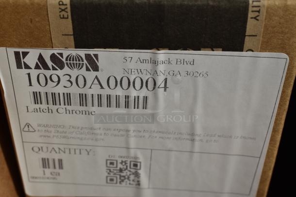 4 BRAND NEW SCRATCH AND DENT! Items Including Kason® 1802 LED GU24 Type A Lamp 11W for Walk-In Coolers and Freezers 507802CAGU24, Kason® 930 Series Trigger Action Latch Strike (Flush - 3/8") 507930A00004, Kason® 11070000032 6 1/16" x 3 1/8" Surface Mount Door Hinge with 7/8" Offset 507070000032, Kason® 1661 1 1/2" - 4 1/2" Adjustable Stainless Steel Hex Foot Insert for 1 5/8" Tubing 507661000257, Kason® 1255 Pacesetter Hinge (Textured Panel, Brushed Chrome). 4 Times Your Bid! - Image 5 of 13