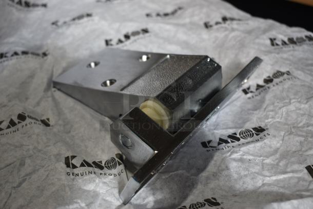 4 BRAND NEW SCRATCH AND DENT! Items Including Kason® 1802 LED GU24 Type A Lamp 11W for Walk-In Coolers and Freezers 507802CAGU24, Kason® 930 Series Trigger Action Latch Strike (Flush - 3/8") 507930A00004, Kason® 11070000032 6 1/16" x 3 1/8" Surface Mount Door Hinge with 7/8" Offset 507070000032, Kason® 1661 1 1/2" - 4 1/2" Adjustable Stainless Steel Hex Foot Insert for 1 5/8" Tubing 507661000257, Kason® 1255 Pacesetter Hinge (Textured Panel, Brushed Chrome). 4 Times Your Bid! - Image 11 of 13