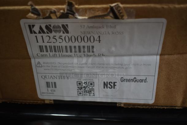 4 BRAND NEW SCRATCH AND DENT! Items Including Kason® 1802 LED GU24 Type A Lamp 11W for Walk-In Coolers and Freezers 507802CAGU24, Kason® 930 Series Trigger Action Latch Strike (Flush - 3/8") 507930A00004, Kason® 11070000032 6 1/16" x 3 1/8" Surface Mount Door Hinge with 7/8" Offset 507070000032, Kason® 1661 1 1/2" - 4 1/2" Adjustable Stainless Steel Hex Foot Insert for 1 5/8" Tubing 507661000257, Kason® 1255 Pacesetter Hinge (Textured Panel, Brushed Chrome). 4 Times Your Bid! - Image 13 of 13