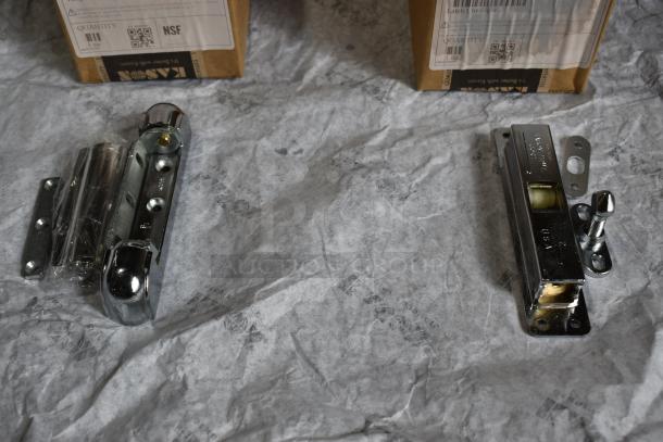 2 BRAND NEW SCRATCH AND DENT! Items Including Kason® 217 Adjustable Hinge (Offset - 1-1/8" (28.6 mm)) 507217000008, Kason® 535 Series Roller Grip 507535L00004. 2 Times Your Bid! - Image 1 of 5